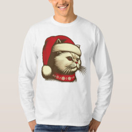Grump Christmas Cat T-Shirt