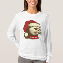 Grump Christmas Cat T-Shirt
