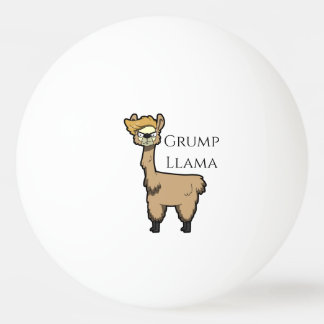 Grump Llama Ping Pong Ball Tischtennisball
