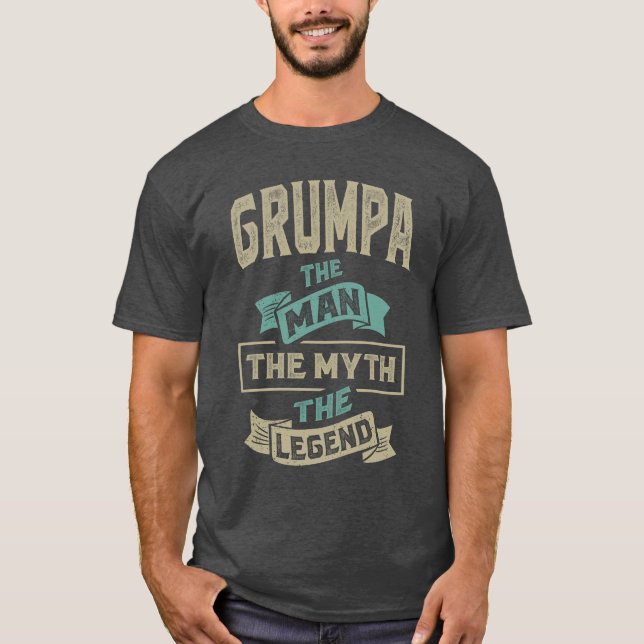 Grumpa Der Mythos der Legende T-Shirt (Vorderseite)
