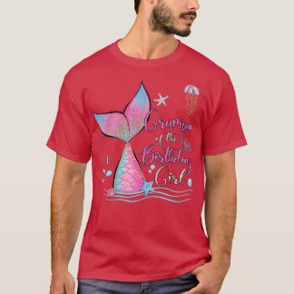 Grumpa der Zauberfamilie der Geburtstagsmädchen T-Shirt