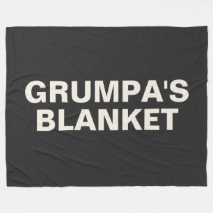 Grumpa   Funny Gag Geschenk für Grumpy Opa Fleecedecke
