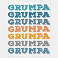 Grumpa | Funny Grumpy Grandpa Retro Text Design