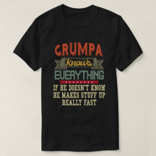 Grumpa weiß alles Lustiges Opa-Geschenk T-Shirt
