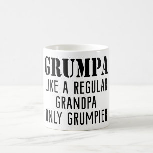 Grumpa wie ein reguläres Opa-Tasse-Geschenk Kaffeetasse