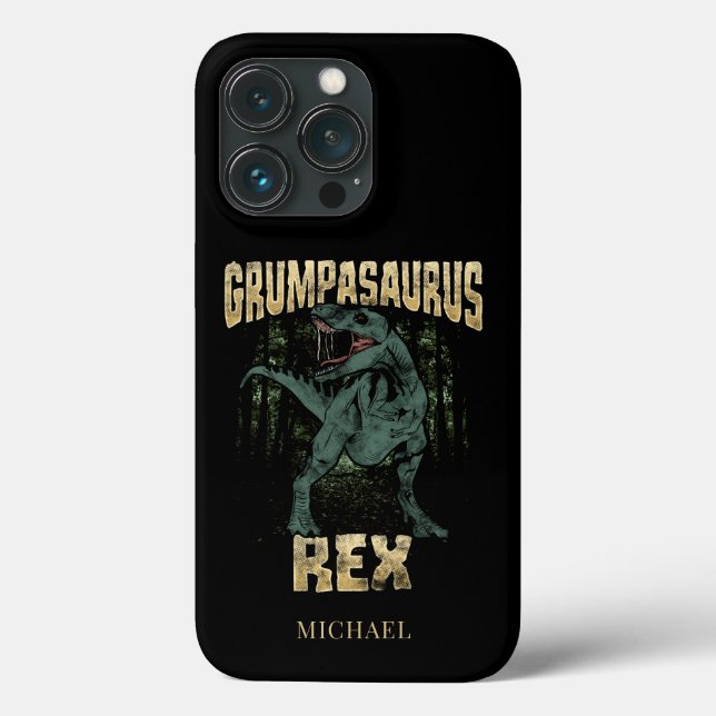 Grumpasaurus Rex Dinosaurier T Rex Grandpa Case-Mate iPhone Hülle (Rückseite)