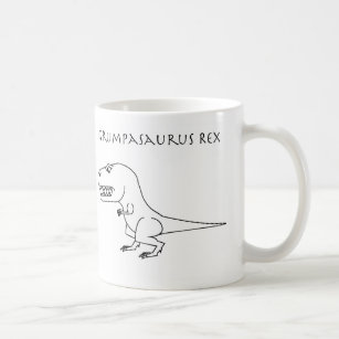 Grumpasaurus Rex Skizze-Tasse Kaffeetasse