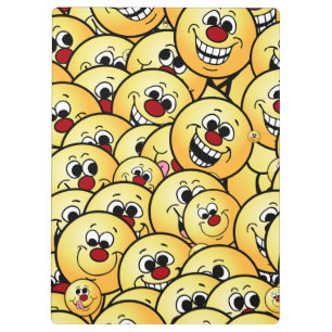 Grumpeys glückliches Gesichts-Set Klemmbrett