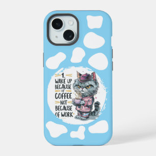 Grumpig, aber erfreulich - Cartoon Cat Phone Case iPhone 15 Hülle