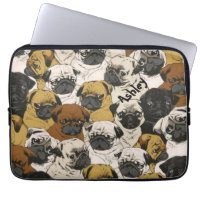 Grumpige Möpsen / Witziger Niedlicher Mops Hunde P