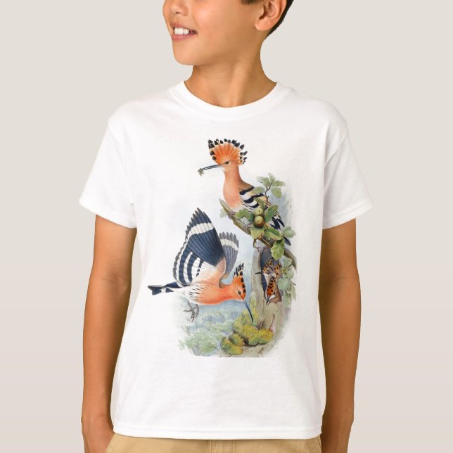 Grumpige Niedliche Vögel Kinder Shirt (Vorderseite)