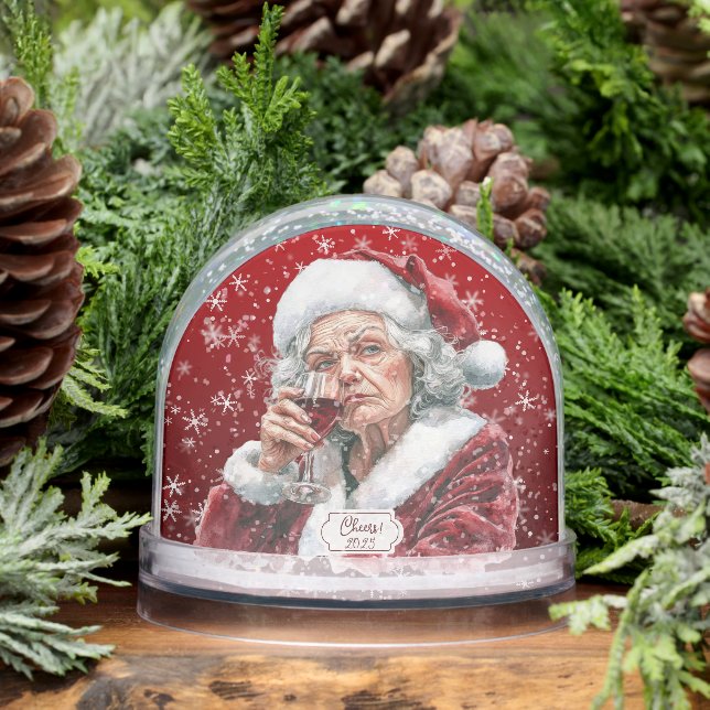 Grumpy Aging Female Friend Snow Globe Schneekugeln (Winter)