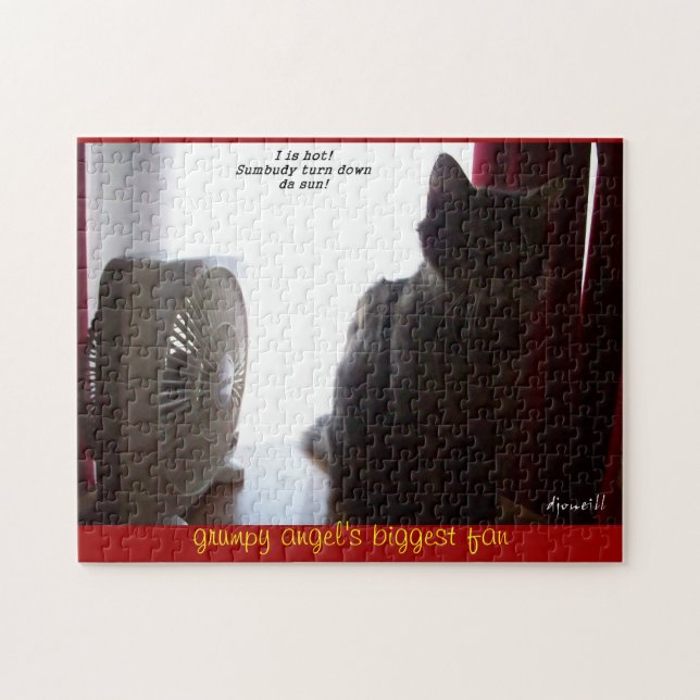 Grumpy Angel's größter Fan Puzzle (Horizontal)