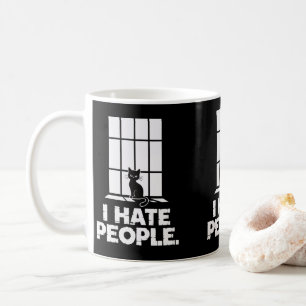 Grumpy Anti-Social Cat Liebhaber Funny Cat Mama &  Kaffeetasse