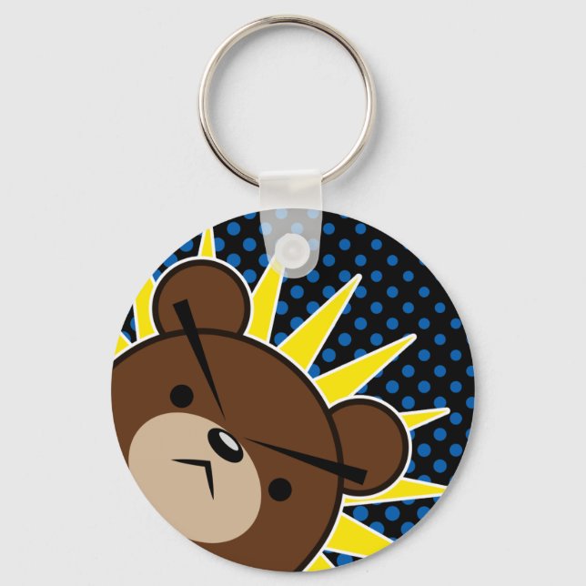 Grumpy Bear Roar Schlüsselanhänger (Vorderseite)