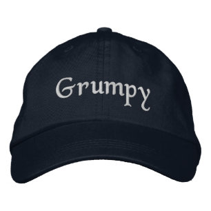 Grumpy bestickter Baseballhut Bestickte Baseballkappe