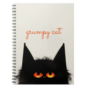Grumpy Black Notizblock