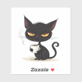 Grumpy Brew: Keine Laptop-Aufkleber für die Morgen Aufkleber