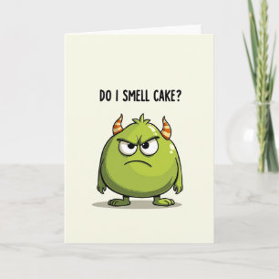 Grumpy Cake Lover Geburtstagskarte Karte