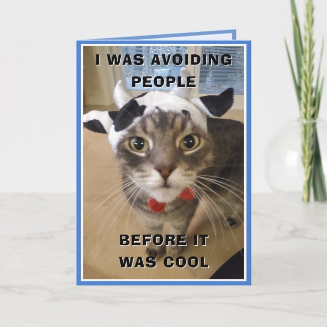 Grumpy Cat Birthday Card Karte (Vorderseite)