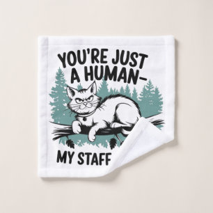Grumpy Cat - 'Du bist nur ein Mensch, meine Mitarb Waschlappen