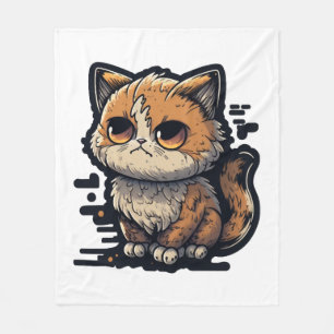 Grumpy Cat Fleecedecke