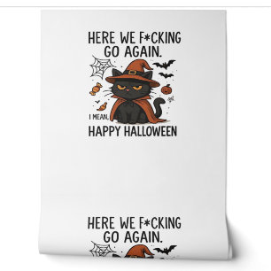 Grumpy Cat Halloween Klassischer T - Shirt Tapete