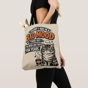 Grumpy Cat Kaffee Stimmung – Retro Lustiges Zitat 