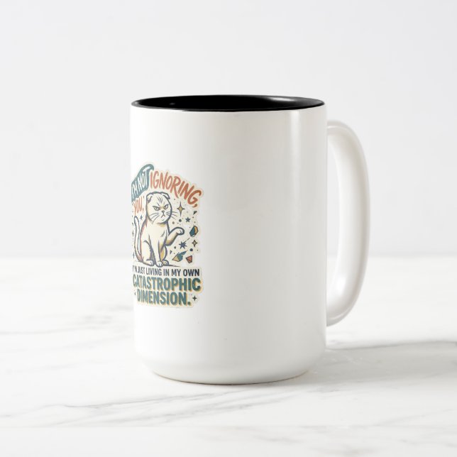Grumpy Cat Kaffeetasse | Ich ignoriere dich nicht  (VorderseiteRechts)