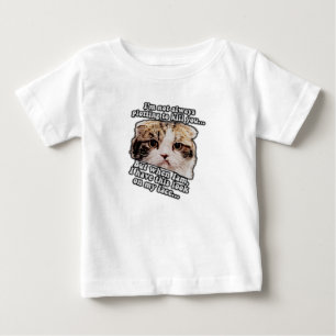 Grumpy Cat Meme für Katzenbesitzer und Kätzchenlie Baby T-shirt