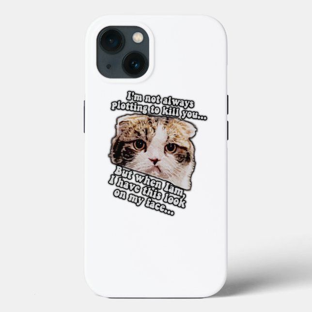 Grumpy Cat Meme für Katzenbesitzer und Kätzchenlie Case-Mate iPhone Hülle (Rückseite)