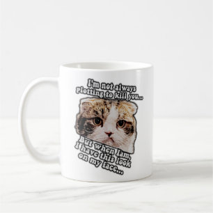 Grumpy Cat Meme für Katzenbesitzer und Kätzchenlie Kaffeetasse
