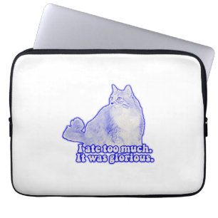 Grumpy Cat Meme für Katzenbesitzer und Kätzchenlie Laptopschutzhülle