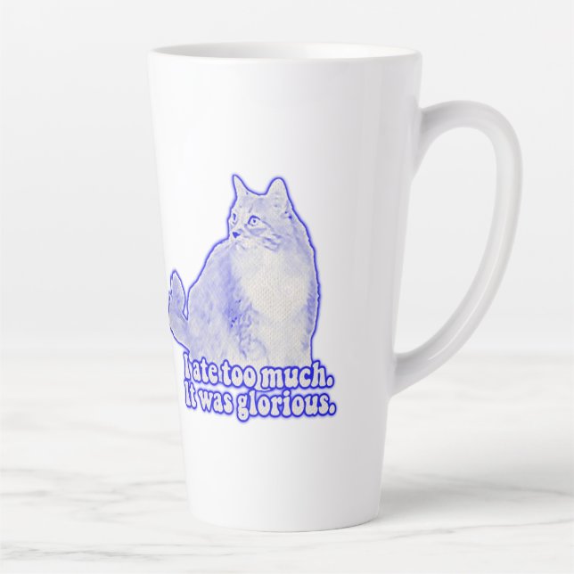 Grumpy Cat Meme für Katzenbesitzer und Kätzchenlie Milchtasse (Rechts)