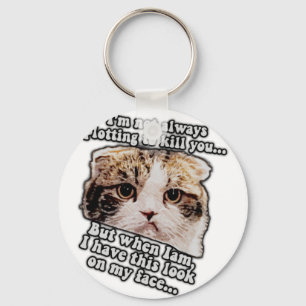 Grumpy Cat Meme für Katzenbesitzer und Katzenliebh Schlüsselanhänger
