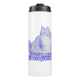 Grumpy Cat Meme für Katzenbesitzer und Katzenliebh Thermosbecher