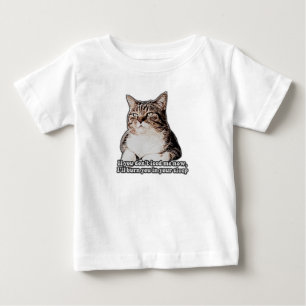 Grumpy Cat Meme für Katzenliebhaber und Katzenbesi Baby T-shirt