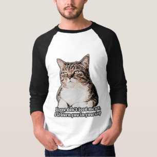 Grumpy Cat Meme für Katzenliebhaber und Katzenbesi T-Shirt