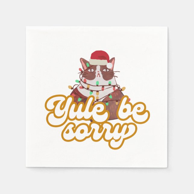 Grumpy Cat Napkins Serviette (Vorderseite)