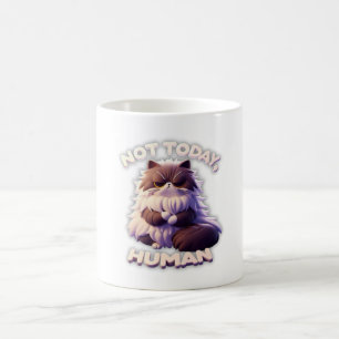 Grumpy Cat "Not Today, human" Funny Coffee Tasse