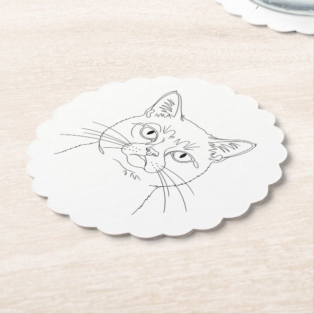 Grumpy Cat Paper Untersetzer (angewinkelt)