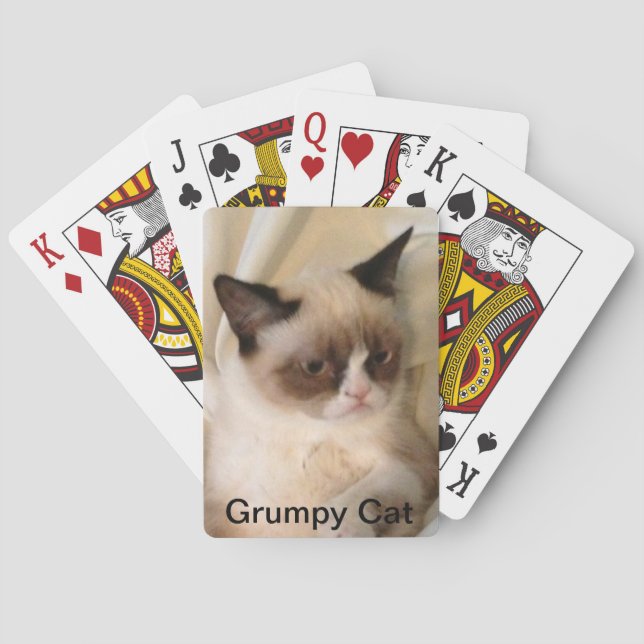 Grumpy Cat Playing Cards Spielkarten (Rückseite)