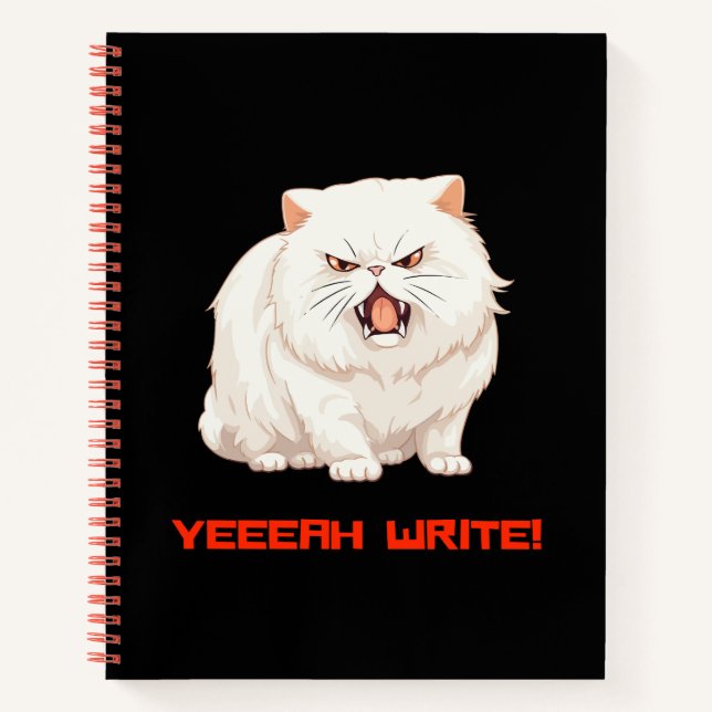 Grumpy Cat Puns Fun Tagebuch (Vorderseite)