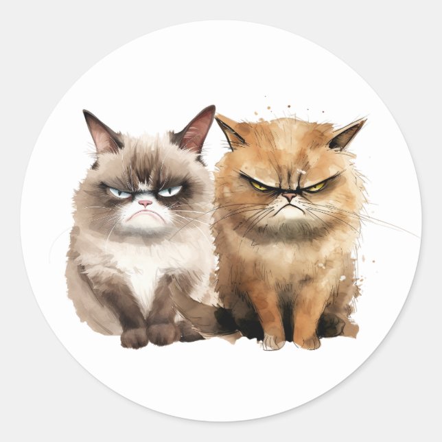 Grumpy Cat Stickers (Vorderseite)