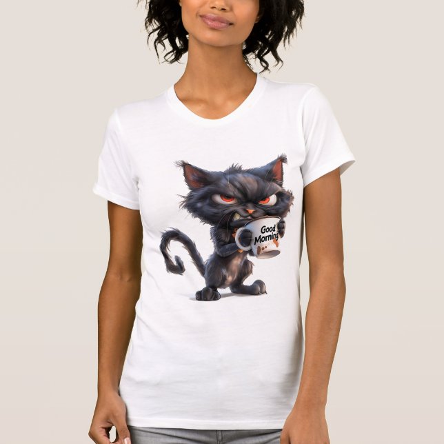 Grumpy Cat" T - Shirt (Vorderseite)