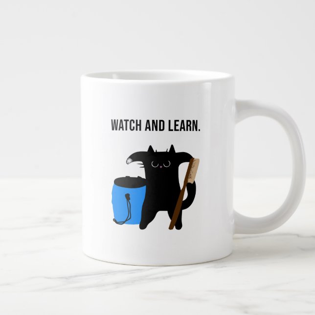 Grumpy Cat Teaches Climbing Collection Jumbo-Tasse (Rechts)
