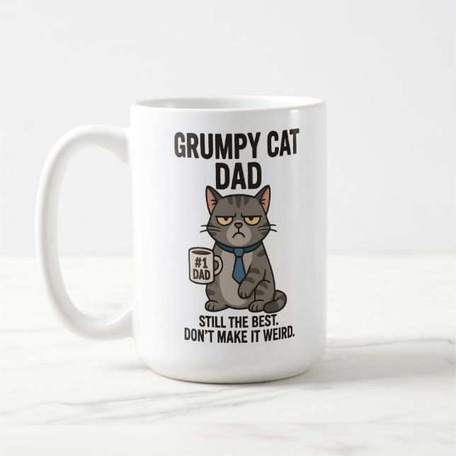 Grumpy Cat Vater - immer noch der beste Kaffeetasse (Links)