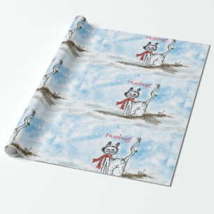 Grumpy Cat Weihnachtswrapping Paper Geschenkpapier