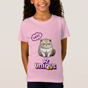 Grumpy Cat "YAY! Ich bin einzigartig" Lustiges Kin T-Shirt