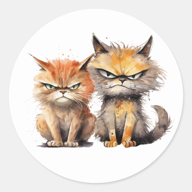 Grumpy Cats Stickers (Vorderseite)
